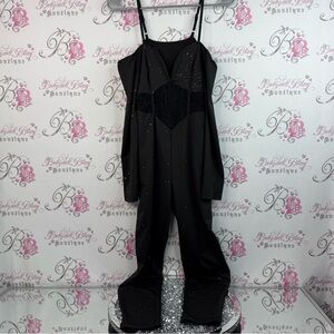 Zich jumper one piece pants suit sparkles Sparkly Jumpsuit with corset Detail